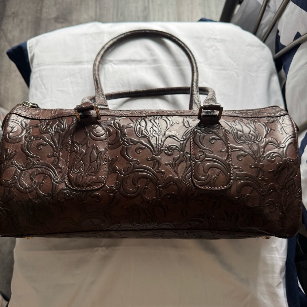 Wilsons Leather Dark Brown Italian Leather Accessory like new
